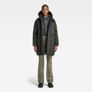 Picture of G-STAR WOMEN'S G-WHISTLER PADDED PARKA IN DK BLACK 7