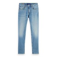 Снимка на SCOTCH&SODA MEN'S SEASONAL ESSENTIALS SKIM IN ORGANIC COTTON - OCEAN HAZE