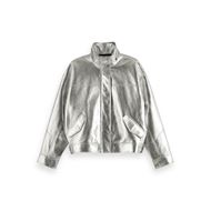 Снимка на SCOTCH&SODA WOMEN'S METALLIC LEATHER JACKET