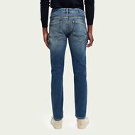 Снимка на SCOTCH&SODA MEN'S SEASONAL ESSENTIALS SKIM SUPER SLIM JEANS  - EVERYWHERE BLUE