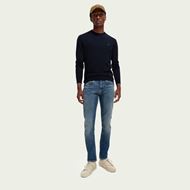 Снимка на SCOTCH&SODA MEN'S SEASONAL ESSENTIALS SKIM SUPER SLIM JEANS  - EVERYWHERE BLUE