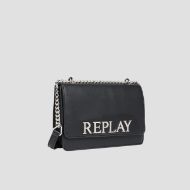Снимка на REPLAY ДАМСКА ЧАНТА ЗА РАМО CROSSBODY BAG WITH LOGO В ЧЕРНО 2