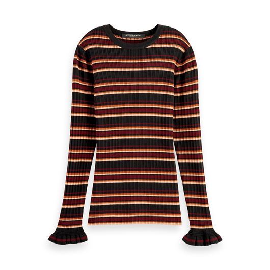 Снимка на SCOTCH&SODA WOMEN'S RIB STRIPED PULLOVER