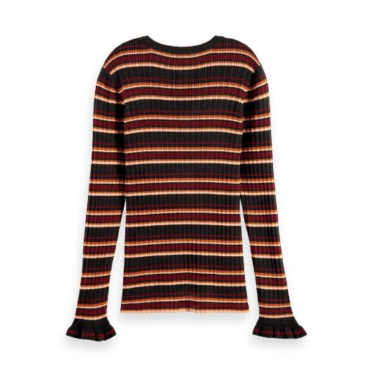 Снимка на SCOTCH&SODA WOMEN'S RIB STRIPED PULLOVER