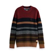 Снимка на SCOTCH&SODA MEN'S RELAXED STRIPED COTTON-BLEND RIB-KNIT PULLOVER