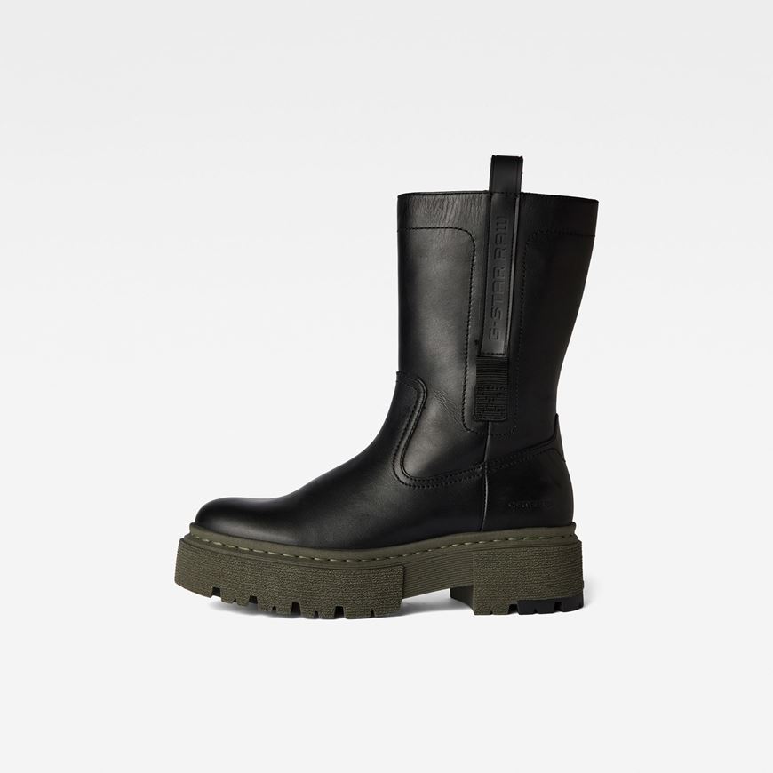 Снимка на G-STAR RAW WOMEN'S KAFEY PERFORMANCE HIGH LEATHER BOOTS