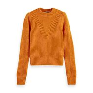 Снимка на SCOTCH&SODA WOMEN'S CREWNECK PULLOVER WITH PUFFED SLEEVES