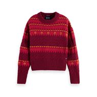 Снимка на SCOTCH&SODA WOMEN'S FAIR ISLE KNITTED CABLE  PULLOVER