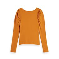 Снимка на SCOTCH&SODA WOMEN'S GATHERED FRONT LONG SLEEVED TOP