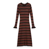 Снимка на SCOTCH&SODA WOMEN'S STRIPED CREW NECK KNITTED DRESS