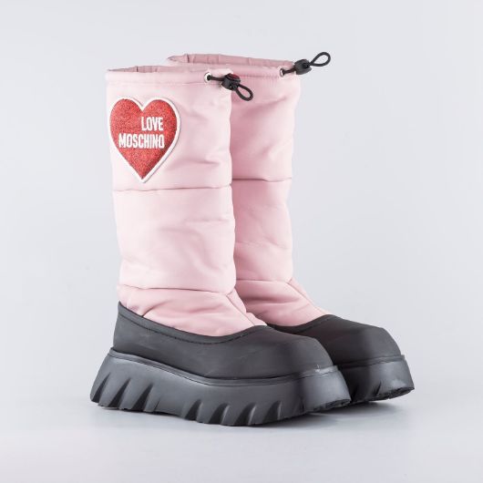 Снимка на LOVE MOSCHINO WOMEN'S CLIMB LOVE GLITTER HEART BOOTS