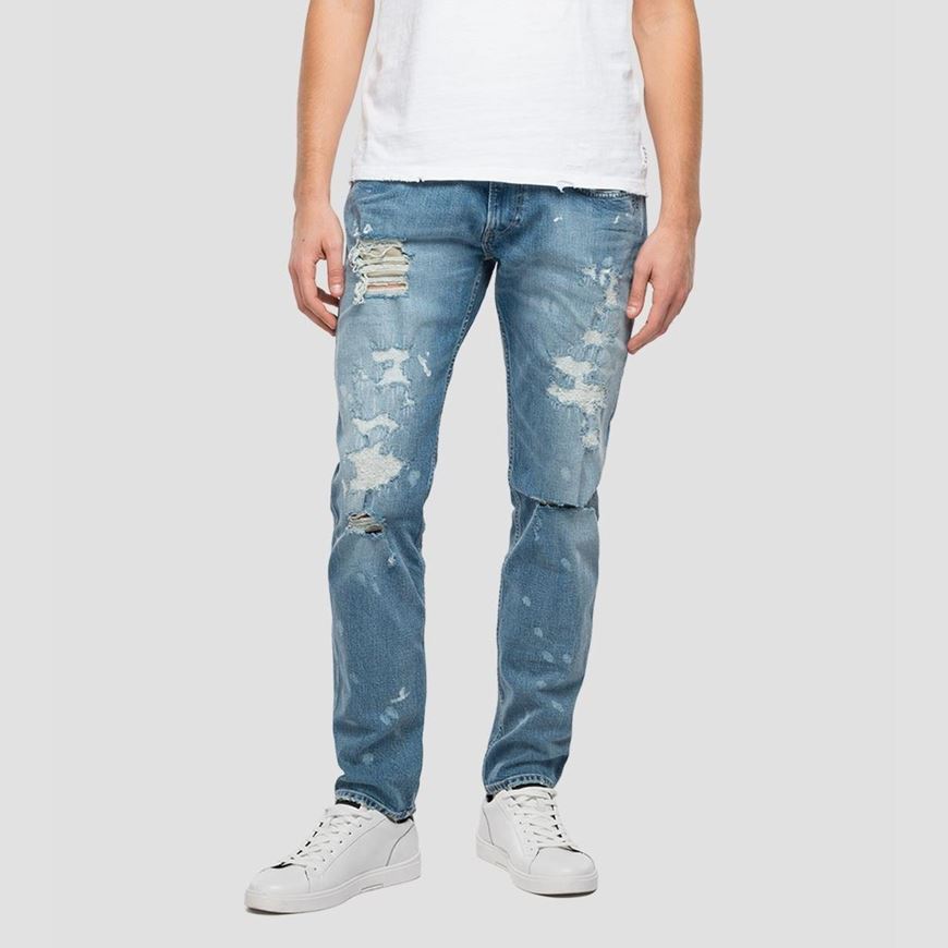 Снимка на REPLAY MEN'S SLIM FIT AGED 30 YEARS ANBASS JEANS