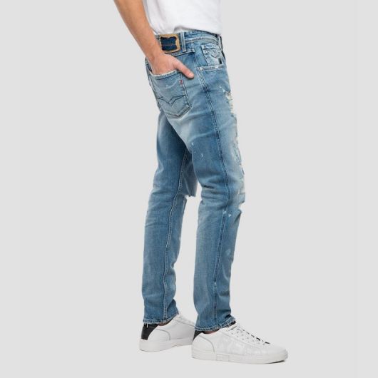 Снимка на REPLAY MEN'S SLIM FIT AGED 30 YEARS ANBASS JEANS