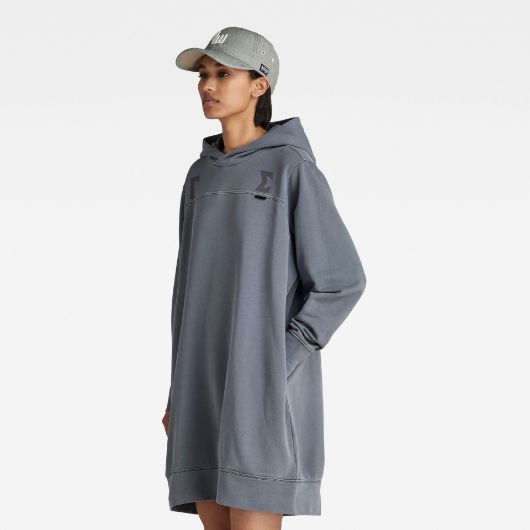 Снимка на G-STAR RAW WOMEN'S GAMMA SIGMA LOOSE HOODED SWEAT DRESS