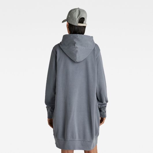 Снимка на G-STAR RAW WOMEN'S GAMMA SIGMA LOOSE HOODED SWEAT DRESS