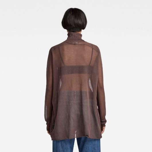 Снимка на G-STAR RAW WOMEN'S SHEER LOOSE TURTLE KNIT