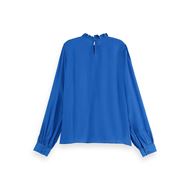 Снимка на SCOTCH&SODA WOMEN'S PINTUCK BLOUSE WITH RUFFLE COLLAR