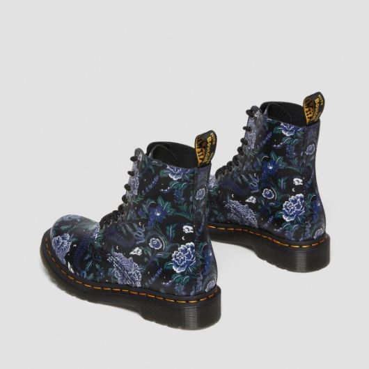 Снимка на DR. MARTENS WOMEN'S 1460 PASCAL MYSTIC FLORAL LEATHER BOOTS