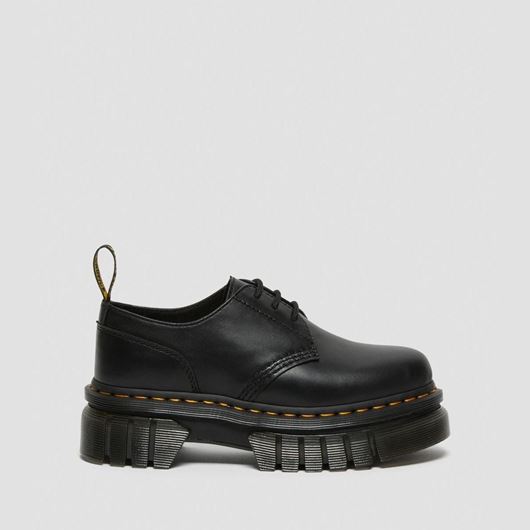 Снимка на DR. MARTENS WOMEN'S AUDRICK NAPPA LUX LEATHER PLATFORM SHOES