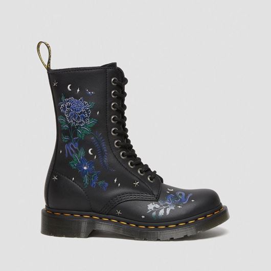 Снимка на DR. MARTENS WOMEN'S 1490 MYSTIC FLORAL LEATHER HIGH BOOTS