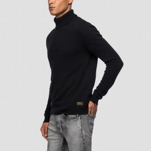 Снимка на REPLAY MEN'S TURTLENECK WOOL AND VISCOSE PULLOVER AGED 10 YEARS