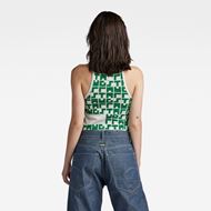 Снимка на G-STAR RAW WOMEN'S PRINTED CROPPED ULTRA SLIM TANK TOP