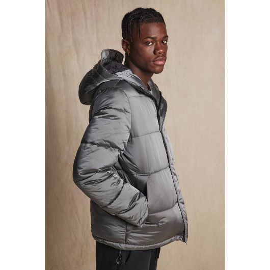 Снимка на DIRTY LAUNDRY MEN'S METALLIC PUFFER JACKET