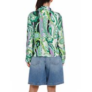 Снимка на REPLAY WOMEN'S VISCOSE CHIFFON SHIRT WITH ALL-OVER PRINT 