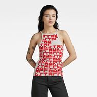 Снимка на G-STAR RAW WOMEN'S PRINTED CROPPED ULTRA SLIM TANK TOP