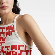 Снимка на G-STAR RAW WOMEN'S PRINTED CROPPED ULTRA SLIM TANK TOP