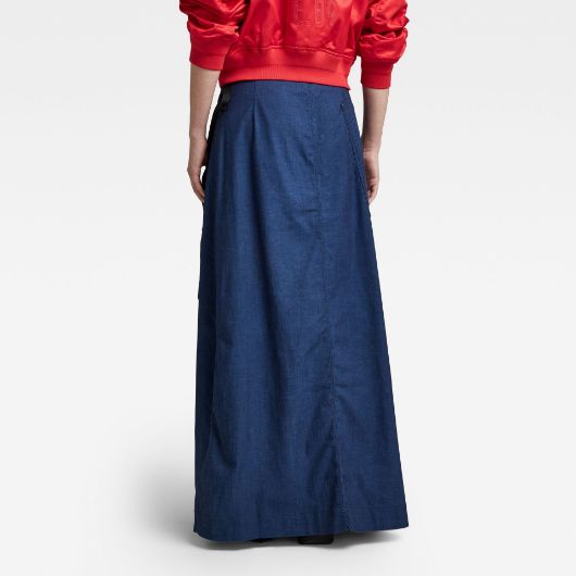 Снимка на G-STAR RAW WOMEN'S A-LINE LONG WRAP SKIRT