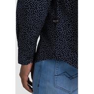 Снимка на REPLAY MEN'S POPLIN SHIRT WITH MICRO FLOWERS PRINT