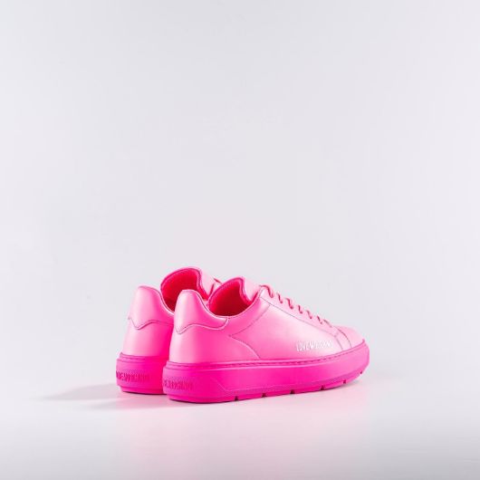 Снимка на LOVE MOSCHINO WOMEN'S NEON CALFSKIN BOLD LOVE SNEAKERS