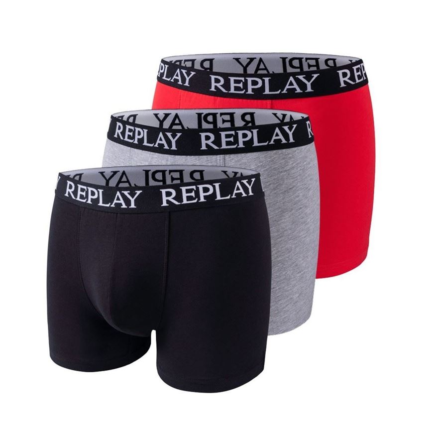 Снимка на REPLAY MEN'S SET OF THREE BASIC BOXER BRIEFS