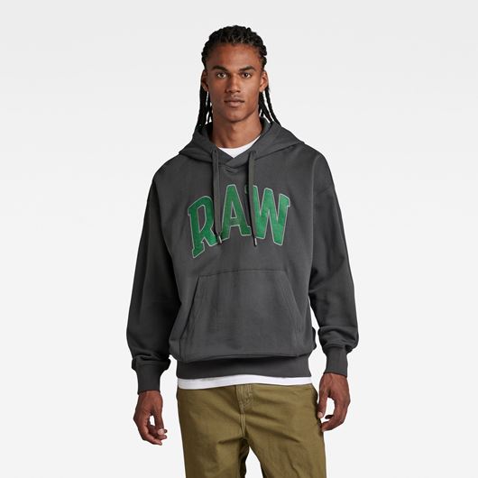 Снимка на G-STAR RAW MEN'S RAW UNIVERSITY OVERSIZED HOODED SWEATER