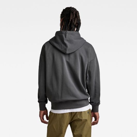 Снимка на G-STAR RAW MEN'S RAW UNIVERSITY OVERSIZED HOODED SWEATER