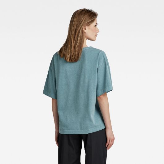 Снимка на G-STAR RAW WOMEN'S OVERDYED DEEP V-NECK LOOSE TOP