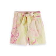 Снимка на SCOTCH&SODA WOMEN'S HIGH RISE CASUAL PRINTED SHORTS