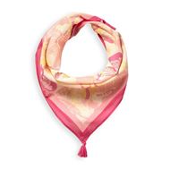 Снимка на SCOTCH&SODA WOMEN'S COTTON SQUARE BANDANA SCARF WITH TASSELS