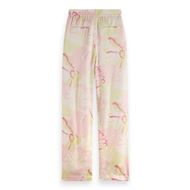 Снимка на SCOTCH&SODA WOMEN'S GIA - MID RISE WIDE LEG PRINTED SILKY TROUSERS