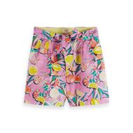 Снимка на SCOTCH&SODA WOMEN'S HIGH RISE CASUAL PRINTED SHORTS