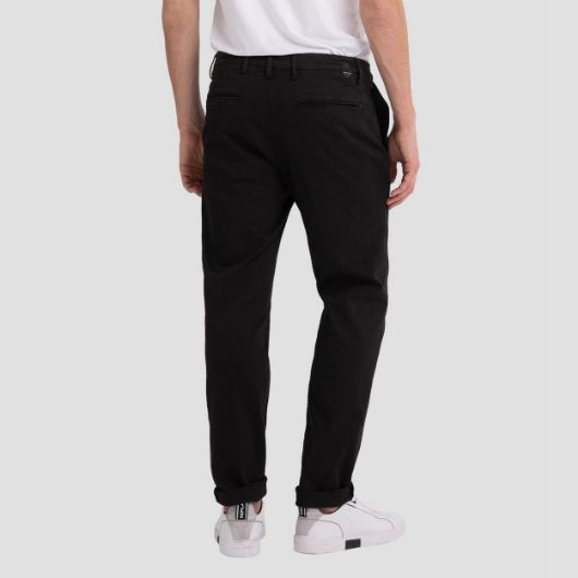 Снимка на REPLAY MEN'S HYPERFLEX COLOR X.L.I.T.E. REGULAR FIT BENNI CHINO TROUSERS