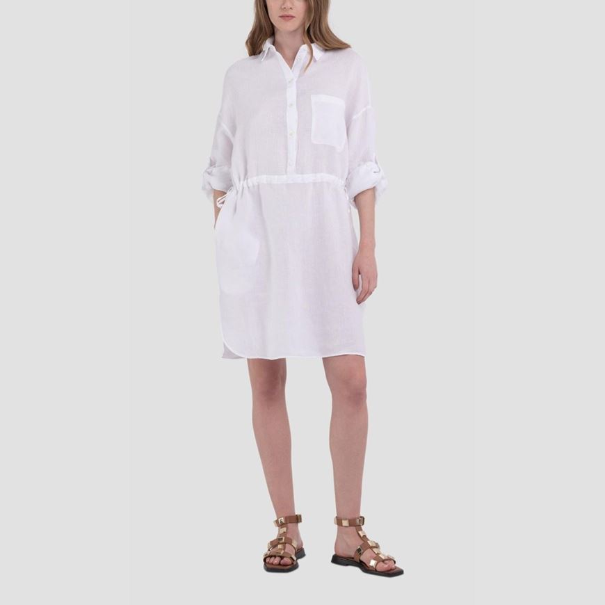 Снимка на REPLAY WOMEN'S ESSENTIAL OVERSIZED LINEN SHIRT-DRESS