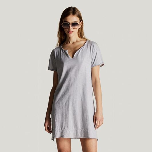 Снимка на DIRTY LAUNDRY WOMEN'S RAW EDGE DETAIL SHORT SLEEVE DRESS