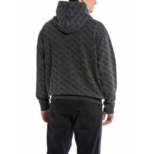 Снимка на REPLAY MEN'S HOODIE WITH ALL-OVER PRINT