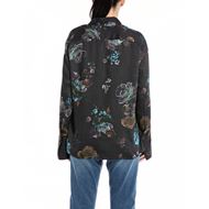 Снимка на REPLAY WOMEN'S COMFORT FIT SHIRT IN VISCOSE SATIN