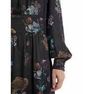 Снимка на REPLAY WOMEN'S LONG VISCOSE DRESS WITH ALL-OVER FLORAL PRINT