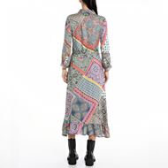 Снимка на REPLAY WOMEN'S LONG VISCOSE SHIRT DRESS WITH ALL-OVER PRINT