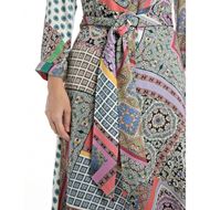 Снимка на REPLAY WOMEN'S LONG VISCOSE SHIRT DRESS WITH ALL-OVER PRINT