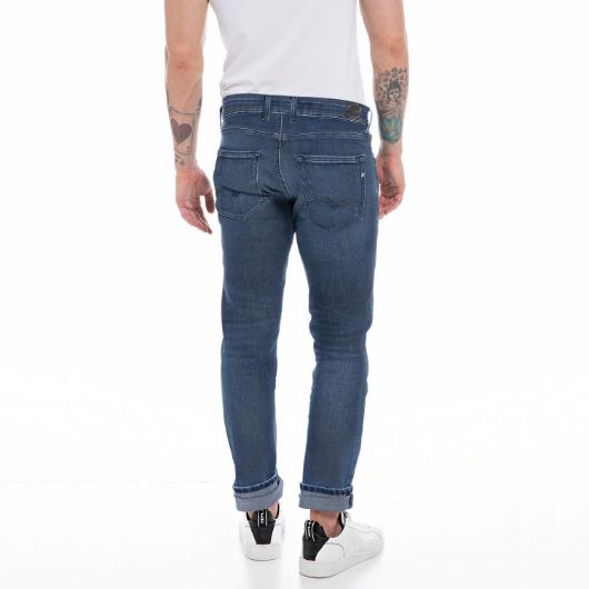 Снимка на REPLAY MEN'S STRAIGHT FIT GROVER HYPERFLEX CLOUDS JEANS